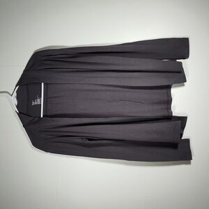 Gap gray open front cardigan top M